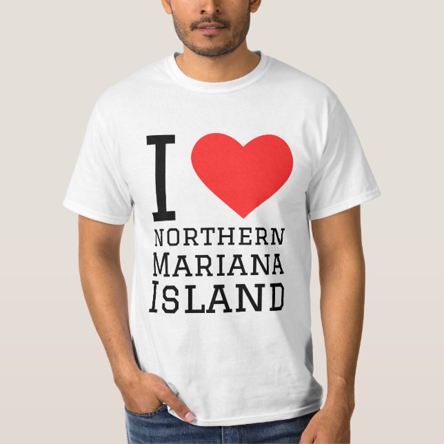 I love northern Mariana island T-Shirt (Front)