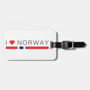 I love Norway Luggage Tag