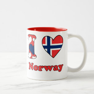 I love Norway Two-Tone Coffee Mug