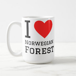 I love Norwegian forest Coffee Mug