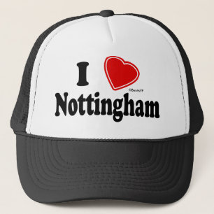 I Love Nottingham Trucker Hat