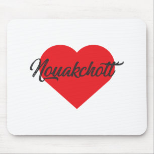 I Love Nouakchott - Mauritania Mouse Mat