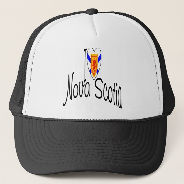 I Love Nova Scotia Trucker Hat (Front)