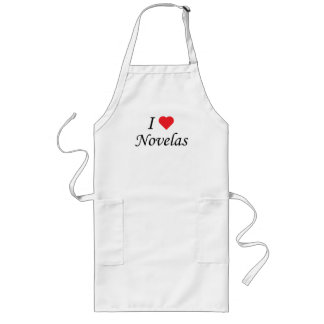 I Love Novelas Long Apron