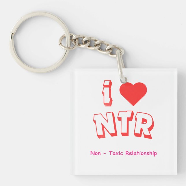 I love NTR Key Ring (Front)