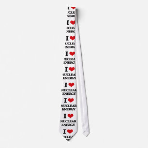 I Love Nuclear Energy Tie