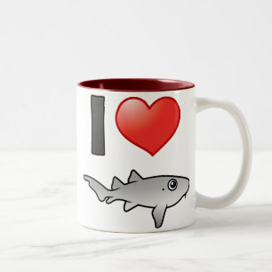 I Love Nurse Sharks Two-Tone Coffee Mug