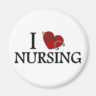 I Love Nursing Magnet