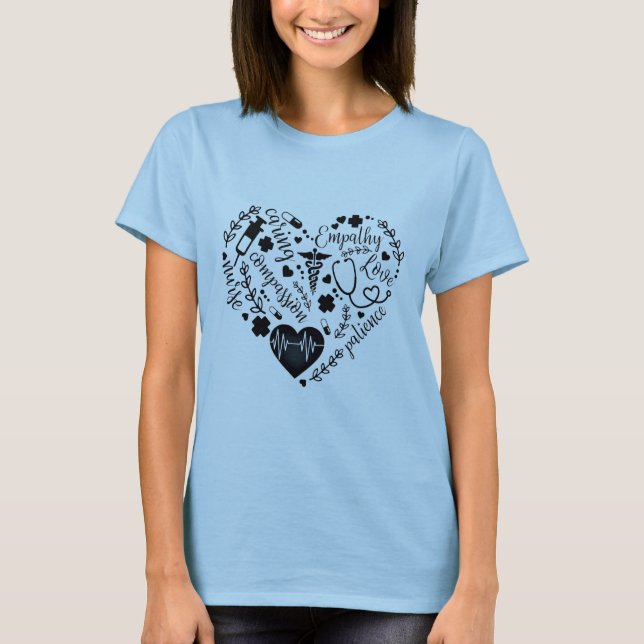 I Love Nursing T-Shirt (Front)