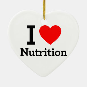 I Love Nutrition Ceramic Tree Decoration