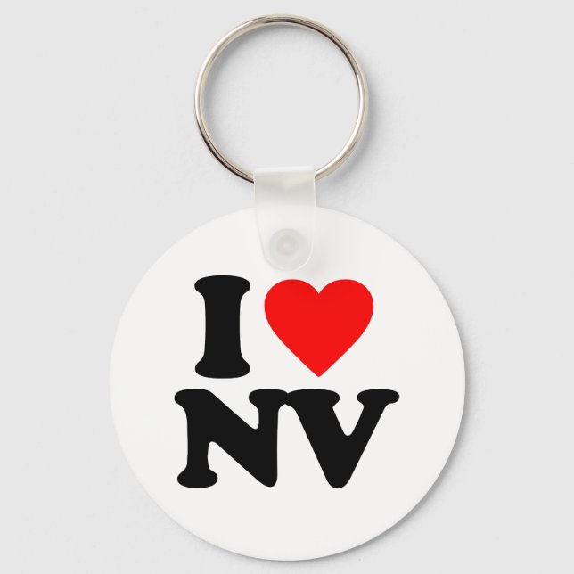 I LOVE NV KEY RING (Front)