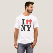 I Love NY Gay Marriage Equality NYC Gay Pride T T-Shirt (Front Full)