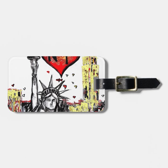 I love NY Luggage Tag (Front Horizontal)