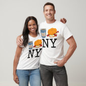 I Love Ny New York Bacon Egg And Cheese And Coffee T-Shirt (Unisex)