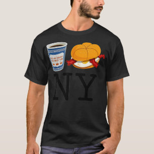 I love NY New York Bacon Egg and Cheese and Coffee T-Shirt