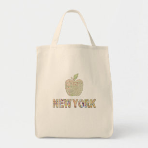 I Love Ny T Shirts New York City Map Big Apple Tote Bag
