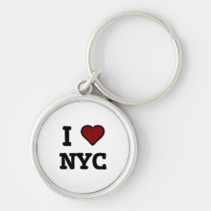 I Love NYC heart Key Ring
