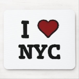 I Love NYC heart Mouse Mat