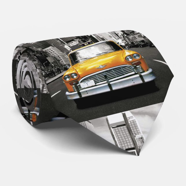 I Love NYC - New York Taxi Tie (Rolled)