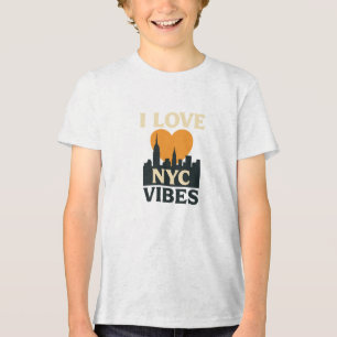 I Love NYC Vibes Tri-Blend Shirt