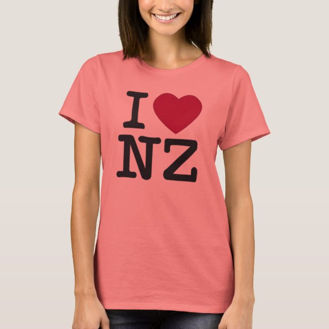 I love NZ T-SHIRT (Front)