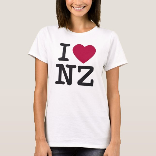 I love NZ T-SHIRT (Front)