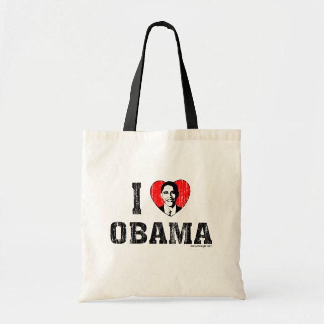 I Love Obama Bags (Front)