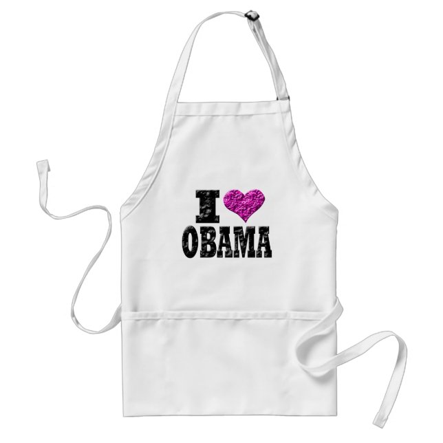 I Love Obama Standard Apron (Front)