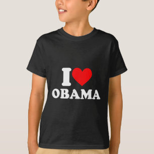 I Love Obama T Shirt I Heart Obama Tee_1