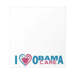 I Love ObamaCare Notepad