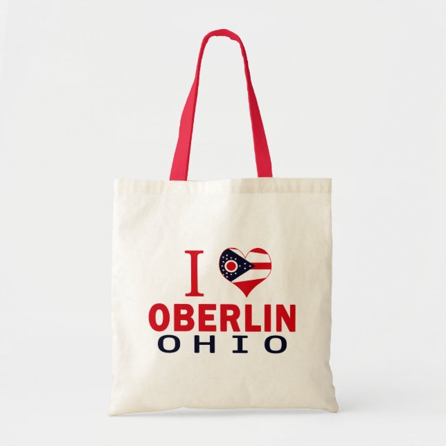 I love Oberlin, Ohio Tote Bag (Front)