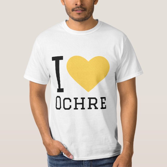 I love ochre T-Shirt (Front)