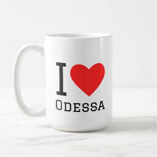 I love odessa coffee mug