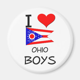 I Love Ohio Boys Magnet