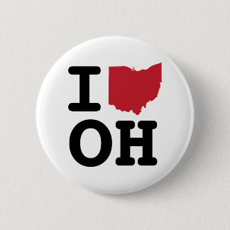 I Love Ohio Button
