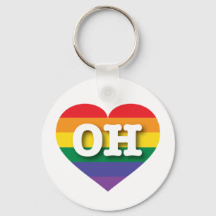 I love Ohio Gay Pride Key Ring
