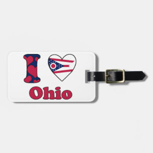 I love Ohio Luggage Tag