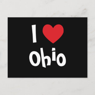 I Love Ohio Postcard