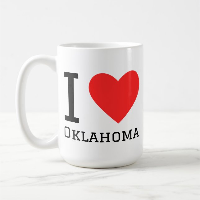 I love oklahoma coffee mug (Left)