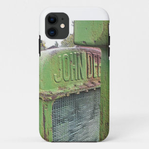 I love old green tractors iPhone 11 case