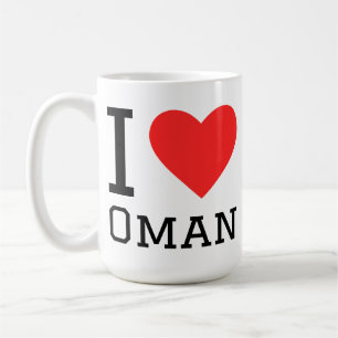 I love oman coffee mug