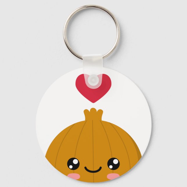 I love Onions Keychain (Front)