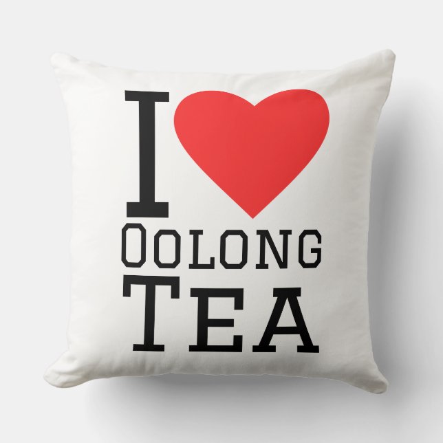 I love oolong tea cushion (Front)