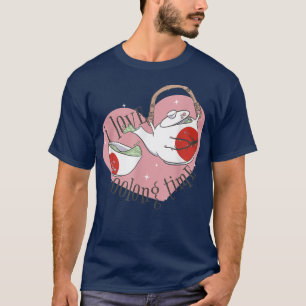 I Love Oolong Tea Time Cup and Teapot Drink Sakura T-Shirt