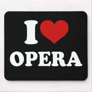 I Love Opera Mouse Mat
