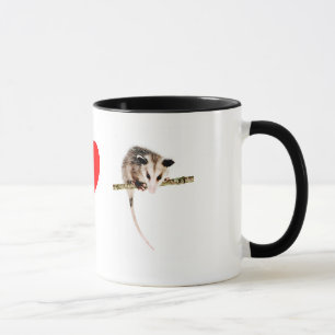 I love opossums mug