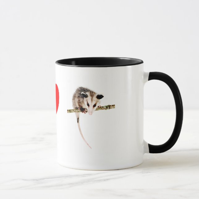 I love opossums mug (Right)