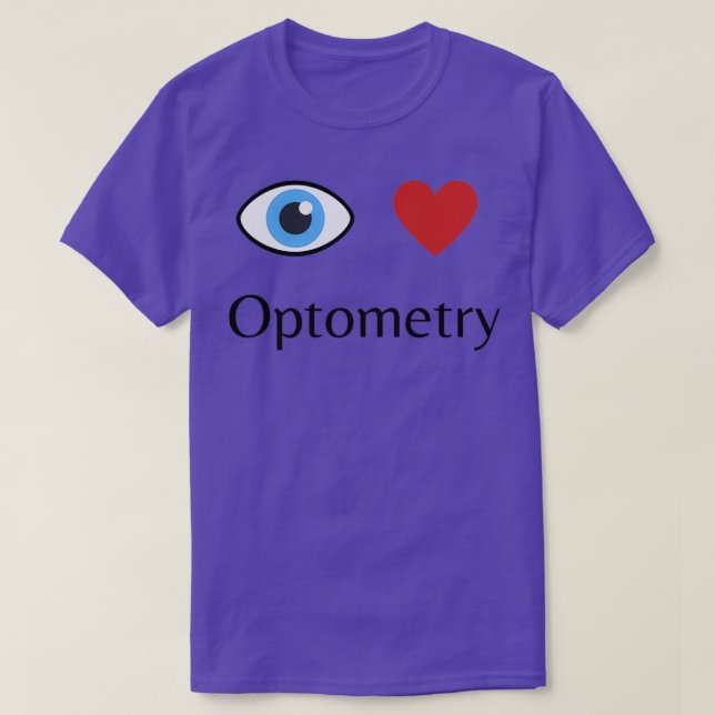 I love Optometry 5 T-Shirt (Design Front)