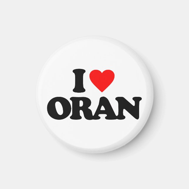 I LOVE ORAN MAGNET (Front)
