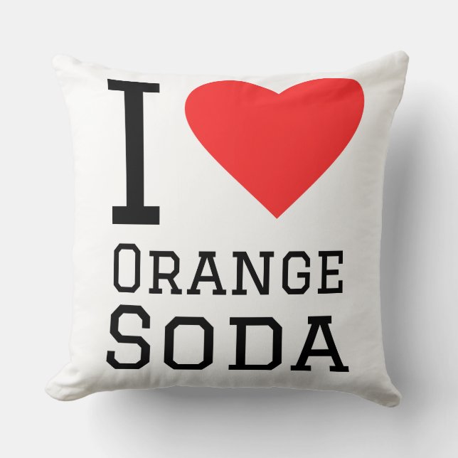I love orange soda cushion (Front)